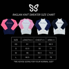 Raglan Knit Sweater (Black/White)