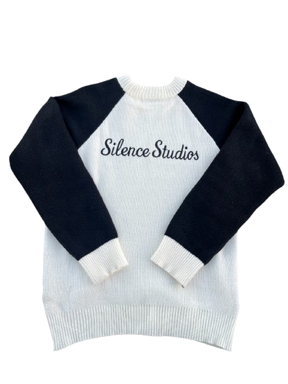 Silence Knit Sweater (Black/White)